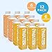 JUST Water Citrus Variety Pack (Lemon and Tangerine), Infused Spring Water - Sustainable Boxed Bottled Water - Low Calorie Beverage with No Artificial Flavors, 8.0 Alkaline pH - 16.9 oz (Pack of 12)