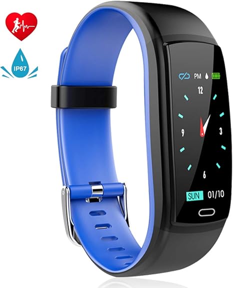 MINLUK Fitness Tracker, Pulsera Fitness Impermeable, notificación ...