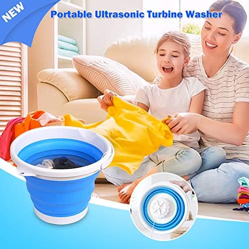 Portable Foldable Washing Machine,Ultrasonic Turbine Washing Machine