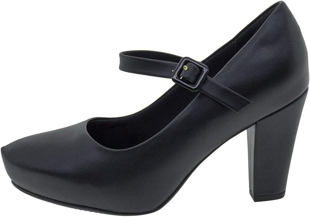 sapato boneca piccadilly conforto salto 5 cm