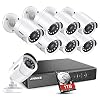 ANNKE 5MP Lite Wired Security Camera System with 1TB Hard Drive, H.265+ 8CH Surveillance DVR and 8 x 1080p HD…
