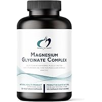 Designs for Health Magnesium Glycinate Complex - Chelated Magnesium Bisglycinate + High Absorption Magnesium Oxide for Heart 