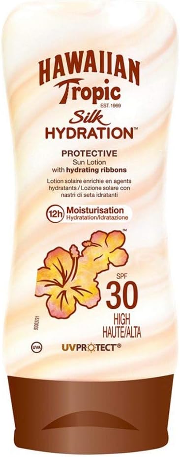 HAWAIIAN Tropic Silk Hydration SPF 30 Protective Sun Lotion 180 ml