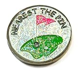 Navika Nearest the Pin Glitzy Ball Marker with Hat Clip