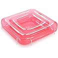 FUNBOY Clear Pink Chaise Connection Inflatable Drink Cooler, Connects Four Chaise Lounger Pool Floats, Luxury Bar Accessory Float, Perfect for a Summer Pool Party