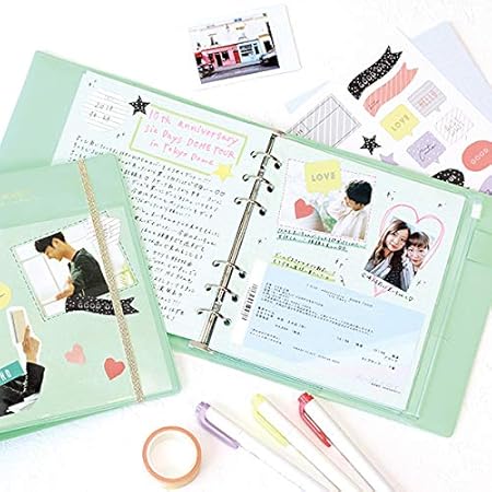 Amazon フェイバリットログズ バインダー Hb Wa5サイズ対応 おしゃれ 大人 かわいい 可愛い イエロー バインダー 文房具 オフィス用品