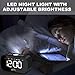 AMZLIFE Alarm Clock Radio with Wireless Bluetooth Speaker FM Radio Night Light 5