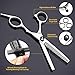 Hair Cutting Scissors Set, YBLNTEK 9 Pcs Professional Hairdressing Scissors Barber Thinning Scissors Hair Cutting Shears Kit for Barber Salon and Home (Black)