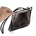 Jiaruo Vintage Girls Hollow Out Sling Leather Crossbody Bag Handbag Purse (coffee)