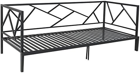 Acty Lit Banquette Gigogne Noir En Acier 90x200cm Amazon Fr