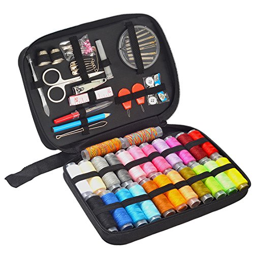 Sewing Kit Over 100 DIY Sewing Supplies & 24 Mixed Color Threads