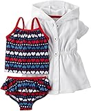Carter's Baby Girls' 4th of July 3-piece Swim Set