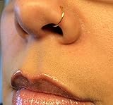Fake Nose Rings Set of 2 in Gold, Silver or Black