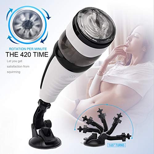 Automatical Piston Telescopic Rotation Handsfree 8 Modes 8 Speeds USB Rechargeable Men Oral S(exy for Men se'x Toy six Toys for Mens- Sexy Underwear for Men Sleeve Stroker
