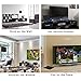 TV Antenna, Indoor Amplified Digital HDTV Antenna, 50 Mile Range With Detachable Amplifier Signal Booster For 1080P High Reception, USB Power Supply And 13.2' Coaxial Cable - Black