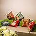 Unomor Christmas Throw Pillow Covers 18 x 18 Inches Couches Pillow Case Zippered Square Pillow Case Christmas Party Supply