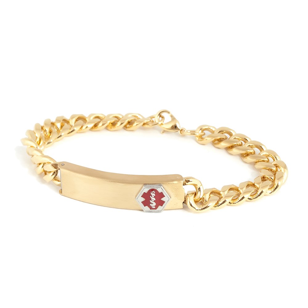 Speidel Medilog Medical Alert Bracelet in Gold Tone