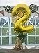 40'' Number 2 Balloons Gold Foil Mylar Balloons for Birthday Party Wedding Anniversary (Number 2) B02