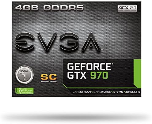 Evga Geforce Gtx 970 4gb Sc Gaming Acx 2 0 26 Cooler And 36 Quieter Cooling Graphics Card 04g P4 2974 Kr Buy Online At Best Price In Uae Amazon Ae