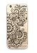 iPhone 6 Plus Case,iPhone 6s Plus Case,LUOLNH Henna Mandala Bihexagonal Flower Hard Plastic Clear Case Skin Cover for Apple iPhone 6/6S Plus (5.5)inch(Black)