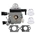 Hipa C1Q-S186 Carburetor for STIHL FS38 HL45 HS45 KM55 FC55 FS45 FS46 FS46C FS55 FS55R FS55RC FS45C FS45L FS55C FS55T String Trimmer Weedeater primary