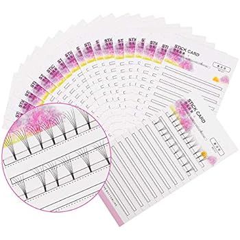 Eyelash Extensions Supplies FADLASH 20Pcs Eyelash Fan Holder Easy Fan Volume Lashes for Storage Volume Fans Graft Eyelashes Make Fans Tools Lash Fan Holder