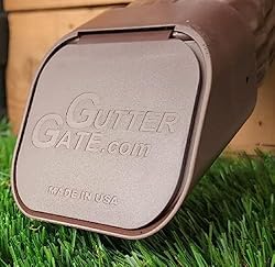 GutterGate 2"x3" Type-A Brown Gutter Downspout
