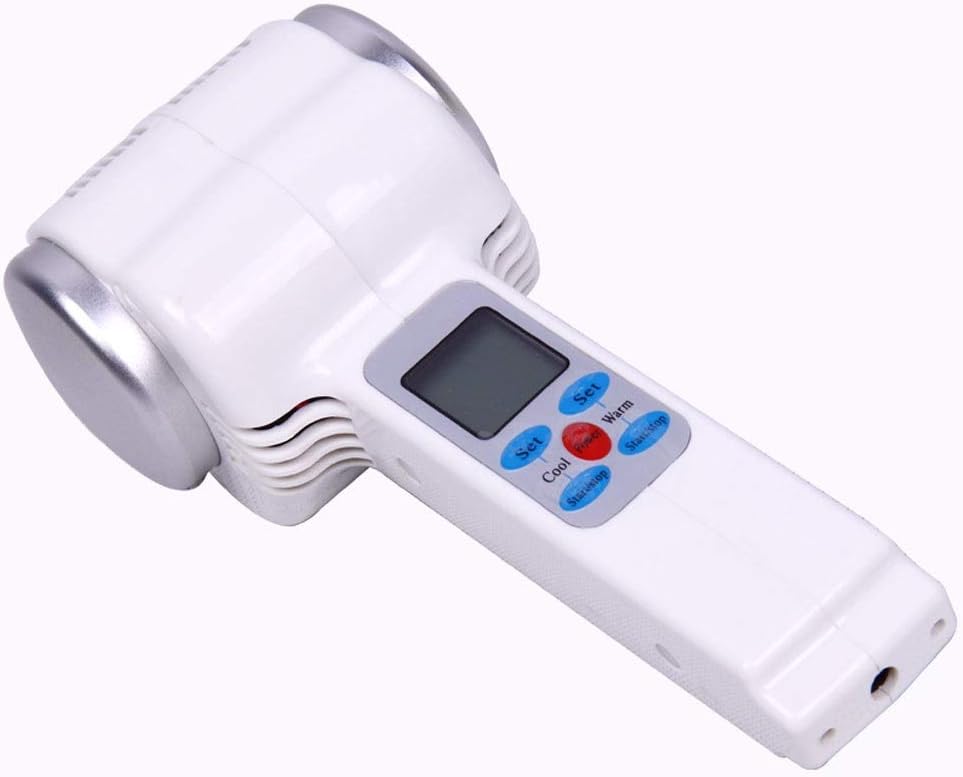 Czcrm Beauty Device Cryotherapy Hot And Cold Hammer Ice Fire Double Heads Vibration Massage Instrument Skin Tightening Facial Lifting Wrinkle Removal Pores Facial Beauty