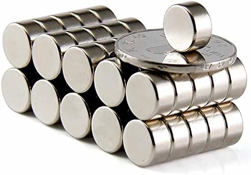 20 Pieces 10x4mm DIY Personalized Multi-Use for Fridge Door Whiteboard Magnetic Map Magnetic Screen Door Bulletin Boards Refrigerators Round Cylinder Magnets