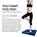 Balance Pad, Balance Trainer for Stability - Balance Board for Rehab, Use as Foam Mat, Foam Pad for Physical Therapy, Kneeling Pad with Foam Padding, Wobble Cushion Dimension: 20x16x2.5 inch (Blue)