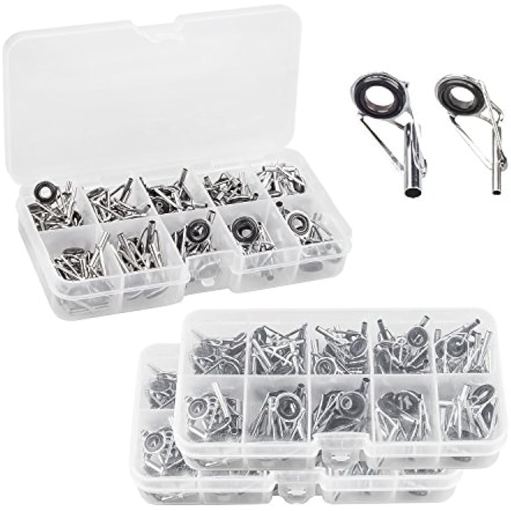 Spinning Rods Rod Guides Tip Ceramic Eyelets, Fishing Replacement Spare Parts 190149138150 eBay