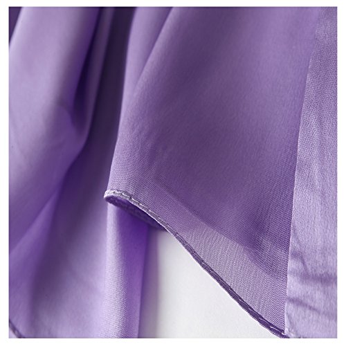 Bellonesc Silk Scarf 100% Silk Long Lightweight Sunscreen Shawls for Women (Pink Purple)