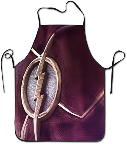 The Flash Cool Logo Bib Lockrand Apron Men Women Unisex Durable Comfortable Washable For Cooking Baking Kitchen Restaurant Crafting Easy Care