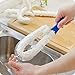 Long Bottle Brush Cleaner for Narrow Neck Bottles, Flexible Foam Bottle Cleaning Brush for Water Bottles, Vases, Baby Bottles, and More