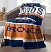 Northwest NFL Denver Broncos Unisex-Adult Raschel Throw Blanket, 60