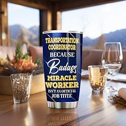 MONIZILUCKY Transportation Coordinator Tumbler