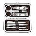Professional Nail Clippers Kit, Stainless Steel Nails Cutter Manicure Set Pedicure Kits 7 in 1 with Travel Case