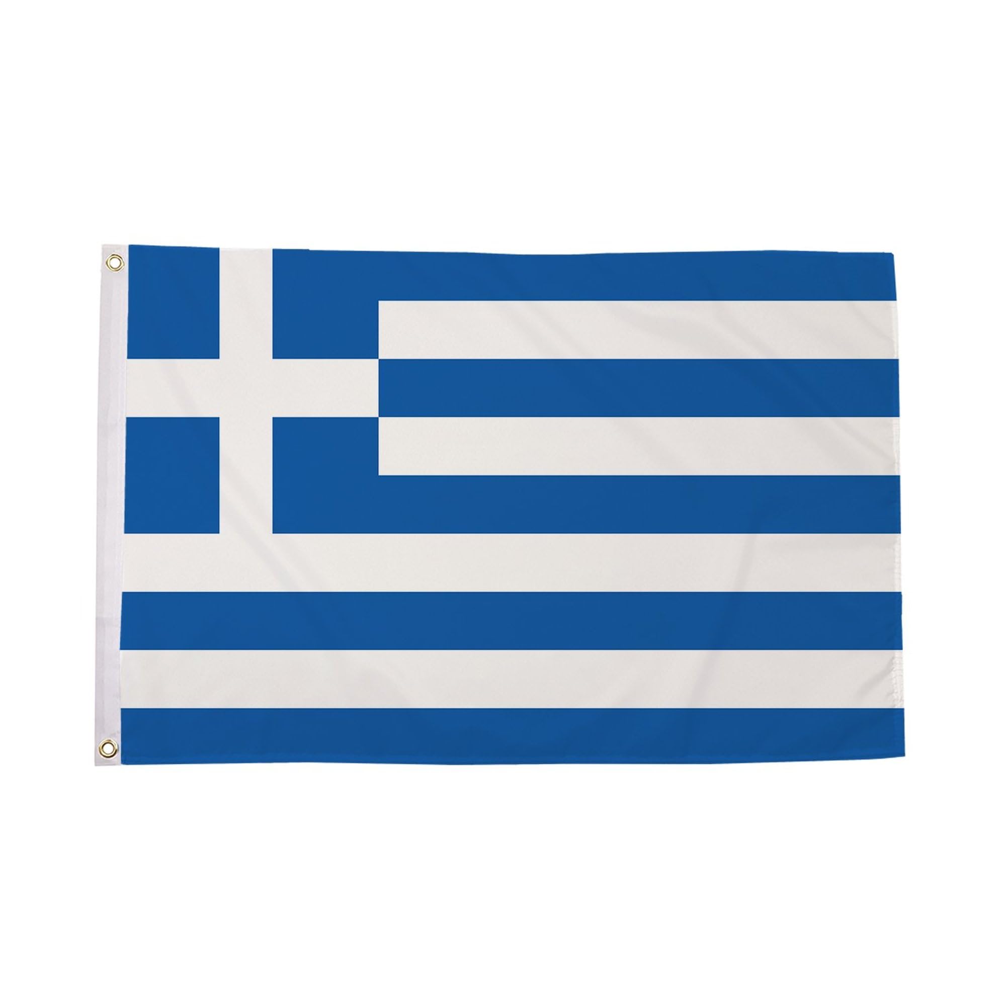 Flagtex Greece Flag Small 3ft x 2ft (90cm x 60cm) - Greek National Flag for Garden Display, Outdoor Polyester Flag, European Country Banner, Sports Events — image 1