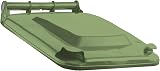 Storm Trading Group Green 240 Litre Wheelie Bin with Rubber Wheels & Lid view 3