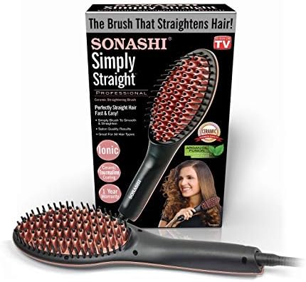 simply straight professional ceramic straightening brush