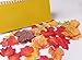 Luxbon 100pcs Artificial Autumn Fall Maple Leaves Multi Colors Great Autumn Table Scatters for Fall Weddings & Autumn Parties(8 Styles Mixed)
