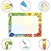 Drawing Mat Doodle Mat Large Size(39.4 X 27.6 Inch) Water Drawing Pad In 4 Colors with 3 Magic Pens and 8 Painting Templates(Color Random) No Mess Best Kids Educational Toy