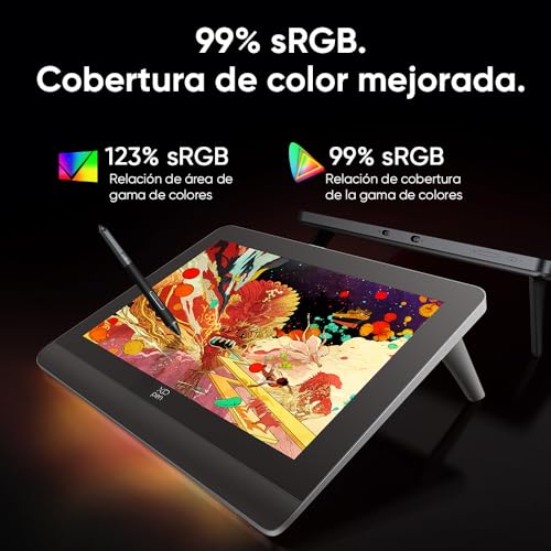 XPPEN Artist Pro14 Gen2 Graphic Tablet with Pen Display 16K Pressure Levels, Digital Drawing Tablet 14 Inches with Wireless Keyboard, Compatible with Windows, Mac, Android, Chrome, Linux
