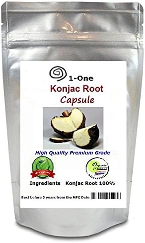 GLUCOMANNAN Konjac Root 240 Capsules @500 mg Weight Loss Slim 100% Natural