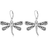 Dragonfly Earrings Dragonflyl Gifts for Women Sterling Silver Dragonfly Earrings Elegant Dangle Studs Jewelry