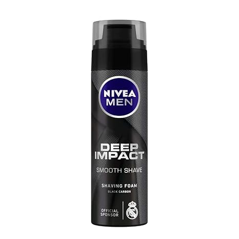 Nivea Men Deep Impact Smooth Shave Shaving Foam, 200ml