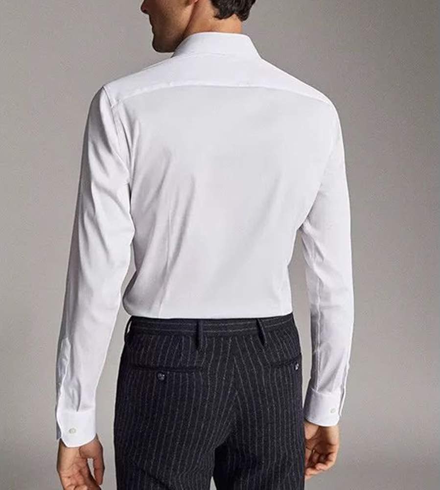 Beninos Mens Long Sleeve Slim Fit Dress Shirts at  Men’s Clothing store