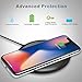 Cubevit [IPX5 Waterproof] Fast Wireless Charger, 7.5W Qi Fast Wireless Charging Pad for Apple iPhone X 8 8 Plus, 10W Fast Charge for Samsung Galaxy S9 S9 Plus Note 9/8/5 S8 Plus S7 Edge S6 Edge Plus