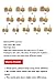 Medigy 13 Pairs Heel Tips Taps Kit High Heel Shoes Repair Caps Shoes Replacement Dowels, U-Shaped, Khaki