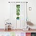 Best Home Fashion Crushed Voile Sheer Curtain Set of 2 Panels – Antique Bronze Grommet Crinkle Sheer Window Treatment for Living Room, Dining Room, Sliding Door (52